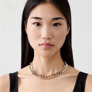 Banana Republic Necklace Women’s Mixed Metal Curb Chain Toggle NWT